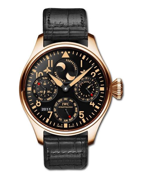 IWC Big Pilot Perpetual Calendar Red Gold / Black / Boutique 